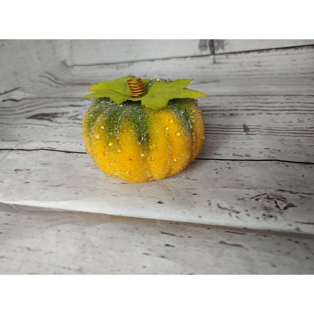 Pumkin fall decor faux water drops pumpkin decor